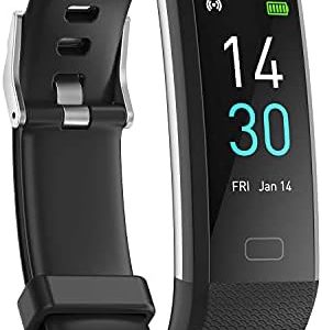Fitness Tracker with Step/Distance/Calories Counter, Activity Tracker with Heart Rate Monitor, Slim Style Watch IP68 Waterproof, Sleep Monitor Tracker, Pedometer Watch for Women Men